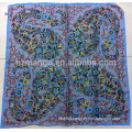 Latest square scarves digital printing silks